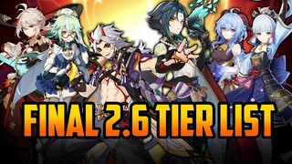 TONTON INI SEBELUM UPDATE 2.7!!! - TIER LIST 2.6 yang bisa buat kalian ngamok!!