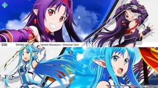 update is coming new SSR character Asuna and Yuuki | sword art online Variant Showdown