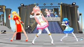 【MMⅮ ギャラクシーエンジェル】ミルフィーユ・桜葉＆蘭花・フランボワーズ＆ミント・ブラマンシュでgo my way