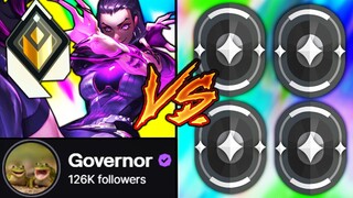 Governor VS 4 Iron Players // The Legend Returns! - Valorant