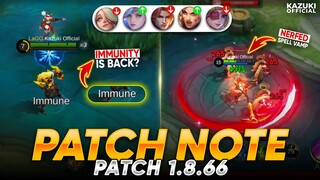 A BIG UPDATE IS HERE | MASHA IMMUNITY IS BACK | RUBY NERF | MIYA BUFF