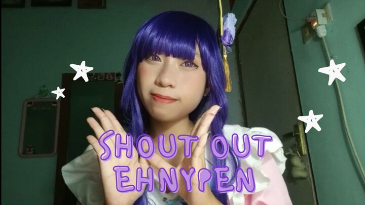 yug nyanyi bareng "Shout Out" by Enhypen..