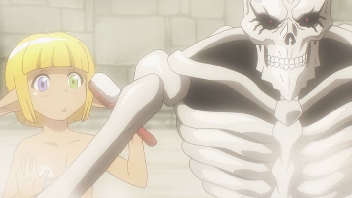 ราชากระดูกถูกบังคับให้อาบน้ำและตามใจเด็ก #王之王#王王#ความเห็นแอนิเมชั่น