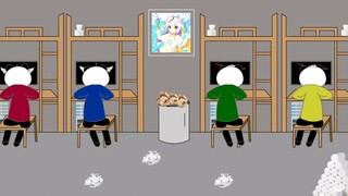 [Sand Sculpture Animation] Dormitory Class Bell