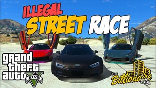 FIRST EVER STREET RACE IN BILLIONAIRE CITY (PUSTA SASAKYAN) | GTA 5 RP