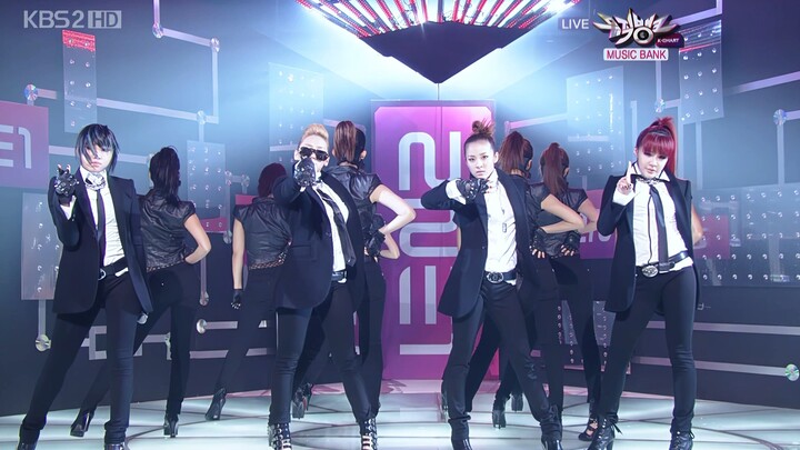 【4K LIVE】2NE1 - Can't Nobody (100917 KBS Music Bank)