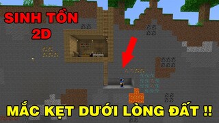 Mình Thử Thách Sinh Tồn Trong | THẾ GIỚI 2D SIÊU CAO | Trong Minecraft Pe..!!