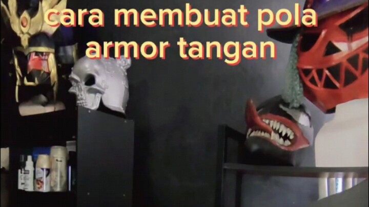 cara membuat pola armor tangan