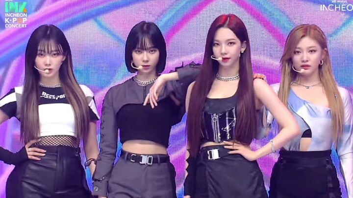 Panggung Next Level aespa di Konser INK KPOP Incheon