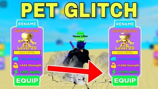 *EASY* How to Pet Glitch for Beginners in Muscle Legends 💪 ~ Roblox