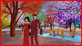 Explore the Beautiful Cherry Blossom Garden - SAKURA School Simulator