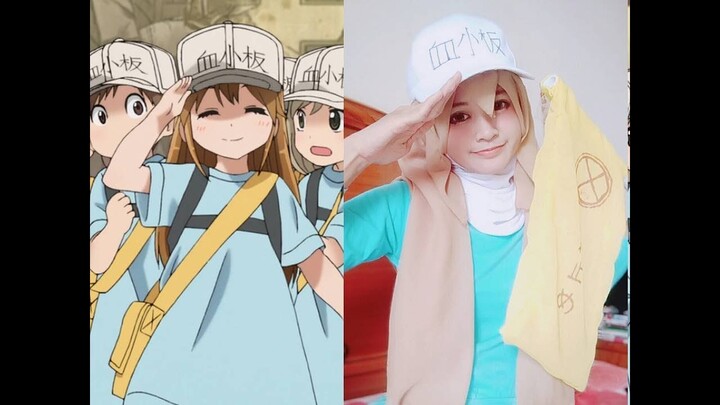 Platelet-chan Hataraku Saibou Hijab Cosplay Tutorial