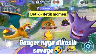 Charizard mode nyebelin, Ganger gagal savage 🤣