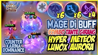 MAGE DI BUFF METEOR AURORA MENGGILA ! COUNTER KARINA DOMINANCE ICE ! MAGIC CHESS