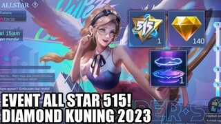 EVENT ALL STAR 515 2023 !! DIAMOND KUNING, EFEK RECALL TAS TAS DAN SKIN 1 DIAMOND IS BACK