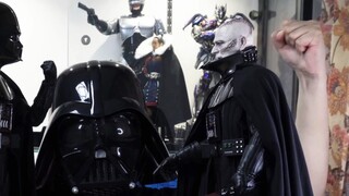 Oh my goodness! Double HOTTOYS 1/4 Darth Vader Black Warrior Unboxing [Wu Ge Share]