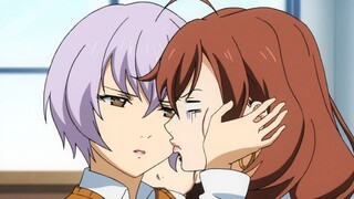 Just a light yuri, but there are so many kisses