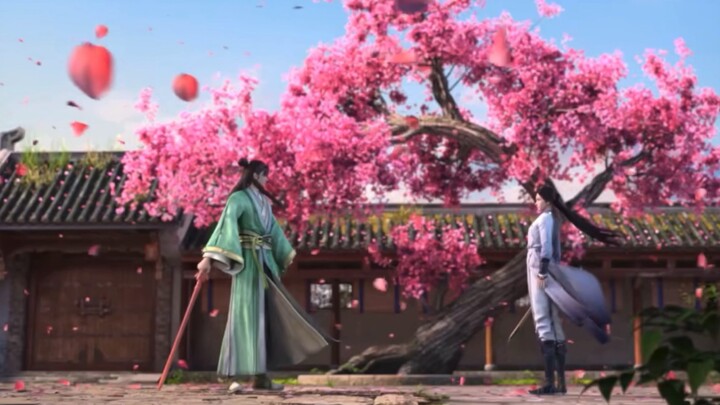 แสงจันทร์ยามเย็นและดอกไม้ยามเช้าสวยงามมาก และการพบกันระหว่าง Zhao Yuzhen และ Li Hanyi ก็สวยงามเช่นกั