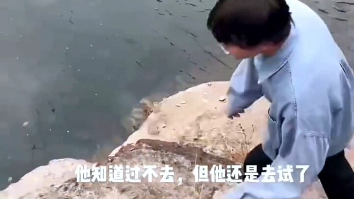 He knew it was impossible, but he still gave it a try.