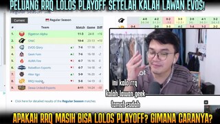 PELUANG RRQ LOLOS PLAYOFF SETELAH KALAH VS EVOS, APAKAH MASIH BISA?