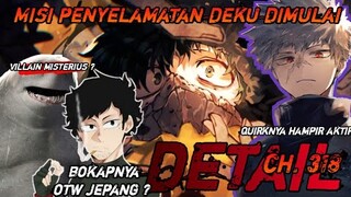 boku no hero chapter 318 full detail & teori, mending kalian nonton sambil makan :)