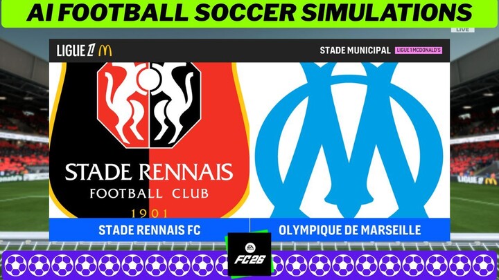 Stade Rennais F.C. vs Olympique de Marseille ⚽ Ligue 1 2026 27 Matchday 4 🟩 EA FC 26 Simulation