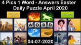 4 Pics 1 Word - Easter - 07 April 2020 - Daily Puzzle + Daily Bonus Puzzle - Answer - Walkthrough