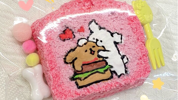 Are your squishy‑making trends already this intense?! Hand‑painted silicone squishies / line‑art pup
