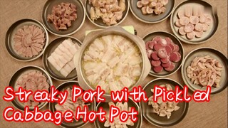 Streaky Pork with Pickled Cabbage Hot Pot