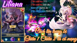 Liliana - Cách lên trang bị " 2 CHIÊU 1 MẠNG" / Rum ●○ Liliana / LIÊN QUÂN