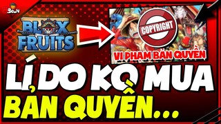Bản Tin Roblox - Lí Do Blox Fruits Không Mua Bản Quyền... One Piece Rất Ghét Blox Fruits ?