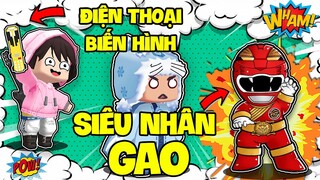 KEYD THỬ THÁCH CẢI TRANG THÀNH SIÊU NHÂN GAO TROLL MEOWPEO TẠI LÀNG BEE TEAM TRONG MINI WORLD