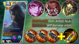 ARLOTT BEST BUILD TO DESTROY THIS 3 ANNOYING HEROES | GLOBAL ARLOTT ONE SHOT COMBO BUILD - MLBB