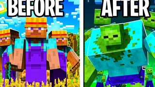 ผู้เล่น 100 คนจำลองอารยธรรมซอมบี้ใน Minecraft