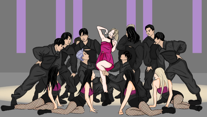 Hơn 800 bức ảnh tái hiện MV "On the Ground" của Park Chaeyoung