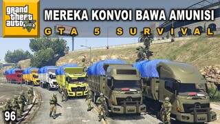 DAPET STOCK PERSENJATAAN 1 TRUK - GTA 5 ZOMBIE SURVIVAL APOCALYPSE #96