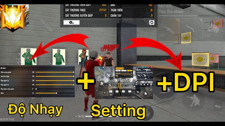 Setting+Độ Nhạy+Dpi+Nút Bắn của CULÌ FF⚙️☠️