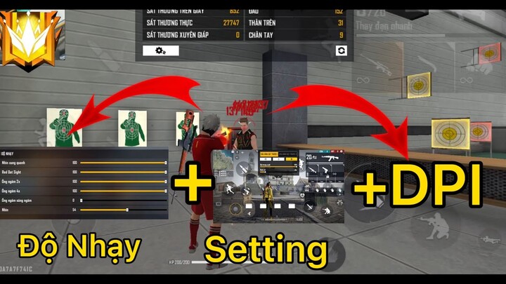 Setting+Độ Nhạy+Dpi+Nút Bắn của CULÌ FF⚙️☠️