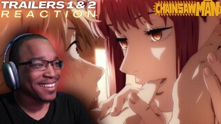 Chainsaw Man Trailer 1 and 2 [REACTION + DISCUSSION]