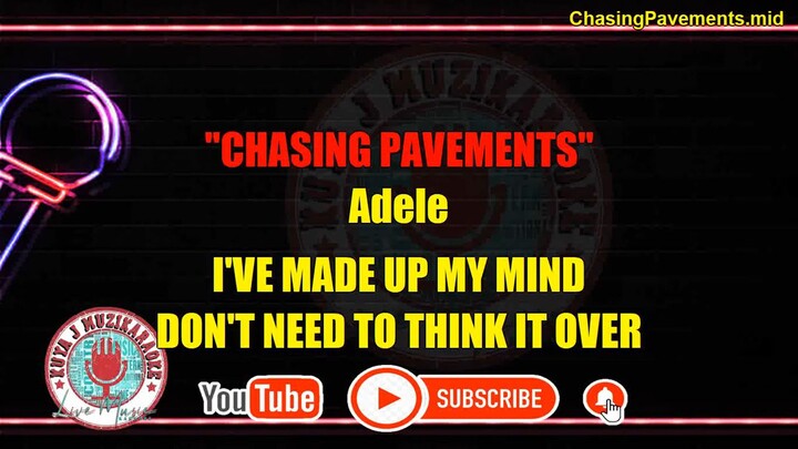 Chasing Pavement Karaoke - Adele