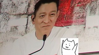 刘德华说想拍科幻片，电影《流浪地球2》首映现场连线做笔记！狠狠期待！