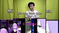 Youtuber (MiawAug) VS Vtuber (Mythia Batford, Kobo Kanaeru, & Moona Hoshinova).