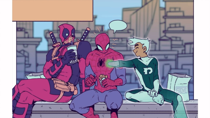 [Danny Phantom/Marvel/Short Comic] Danny Phantom Meets Deadpool and Spider-Man