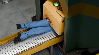 Pria terseret ke dalam mesin namun selamat