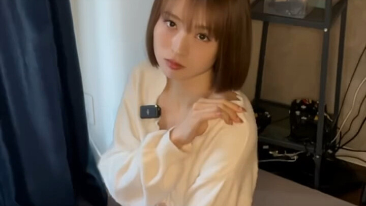 I went home for my lunch break and scared my Japanese girlfriend.