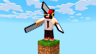 Apenas um Bloco de Chainsaw Man no Minecraft!