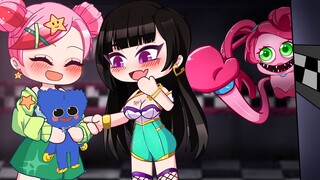 Anna x Lisa vs Mommy Long Legs - Huggy Wuggy is Mine !!! | Gacha Club | Ppg x Rrb Gacha Life