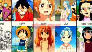 karakter one piece dan masa kecilnya #onepiece