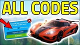 Roblox Driving Empire All New Codes! 2021 May