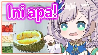 Reaksi Reine ketika melihat durian di dalam kulkas [ Clip Pavolia Reine ]